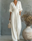 Avelissea - Dames jumpsuit met V-hals