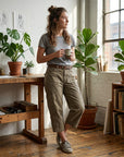 Casual cargo-capri-broeken voor dames