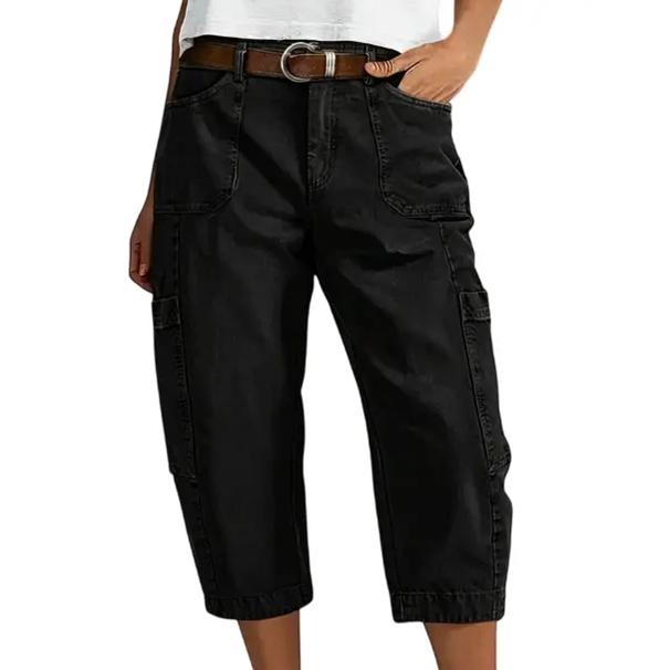 Casual cargo-capri-broeken voor dames