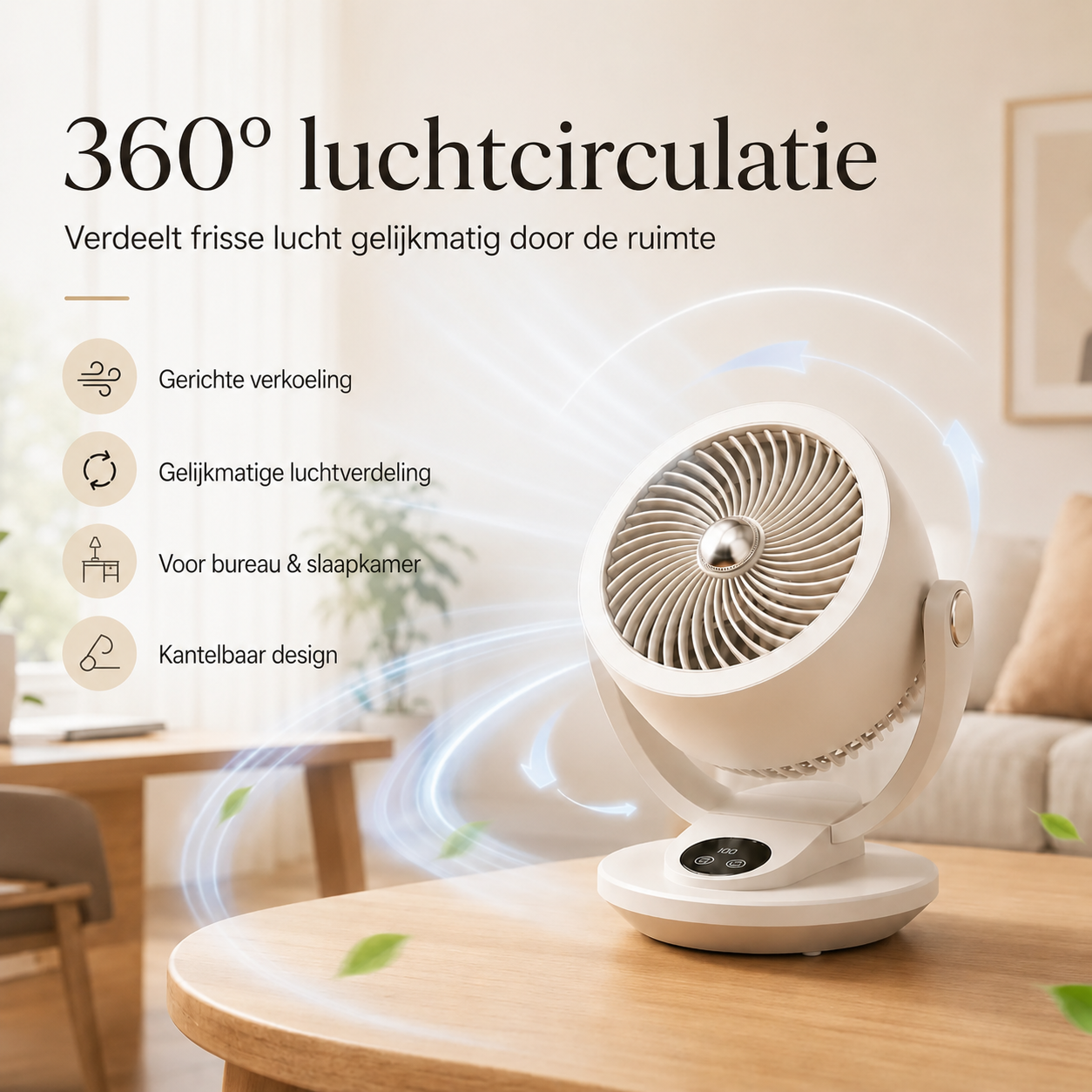 Airstream™ Ventilator | Stijl, Krachtige Wind &amp; Luchtcirculatie