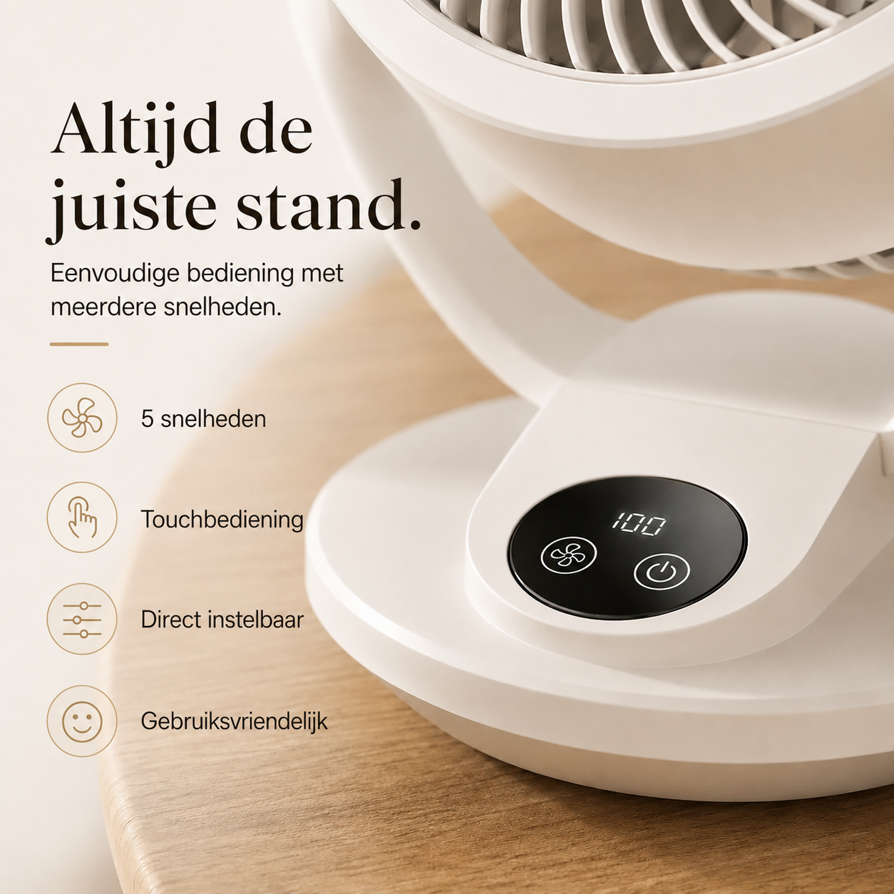 Airstream™ Ventilator | Stijl, Krachtige Wind &amp; Luchtcirculatie