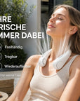 NekFan™ - Tragbarer Aufladbarer Nackenventilator für Direkte Kühlung!