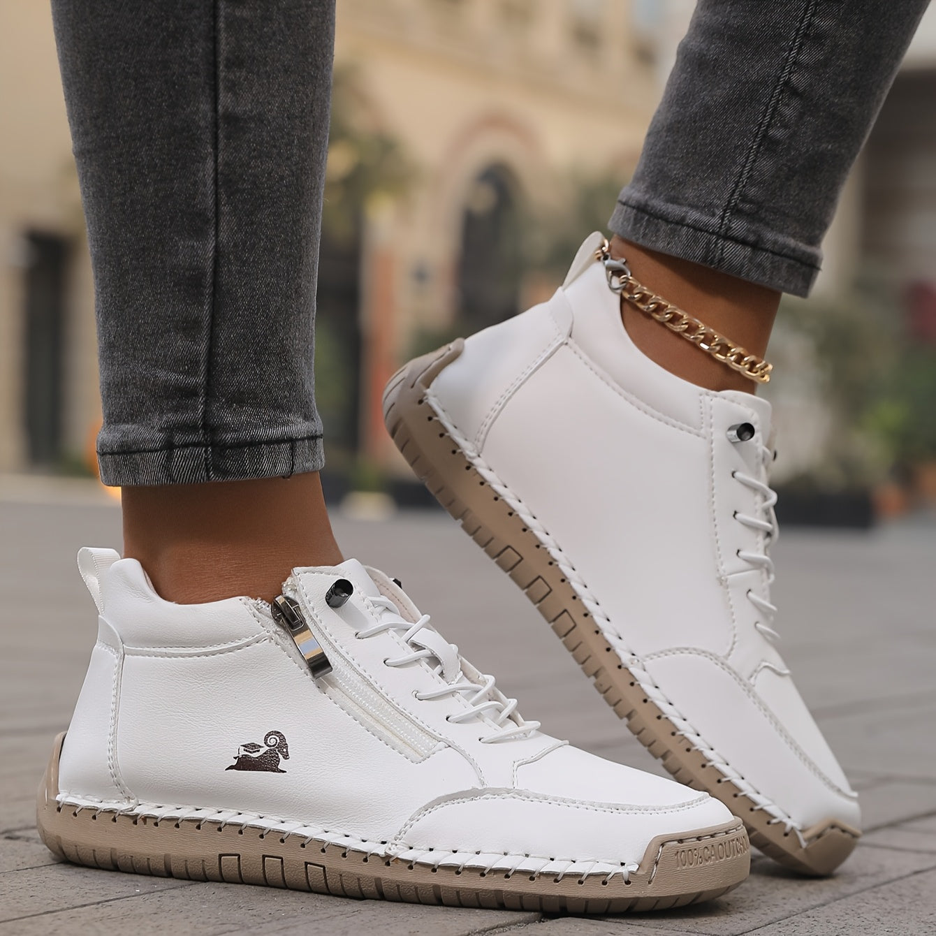 Mila – comfortabele orthopedische sneakers met rits
