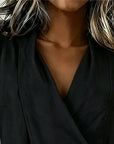 Sylethra - Dames asymmetrische mouwloze top met wikkellook voor de zomer