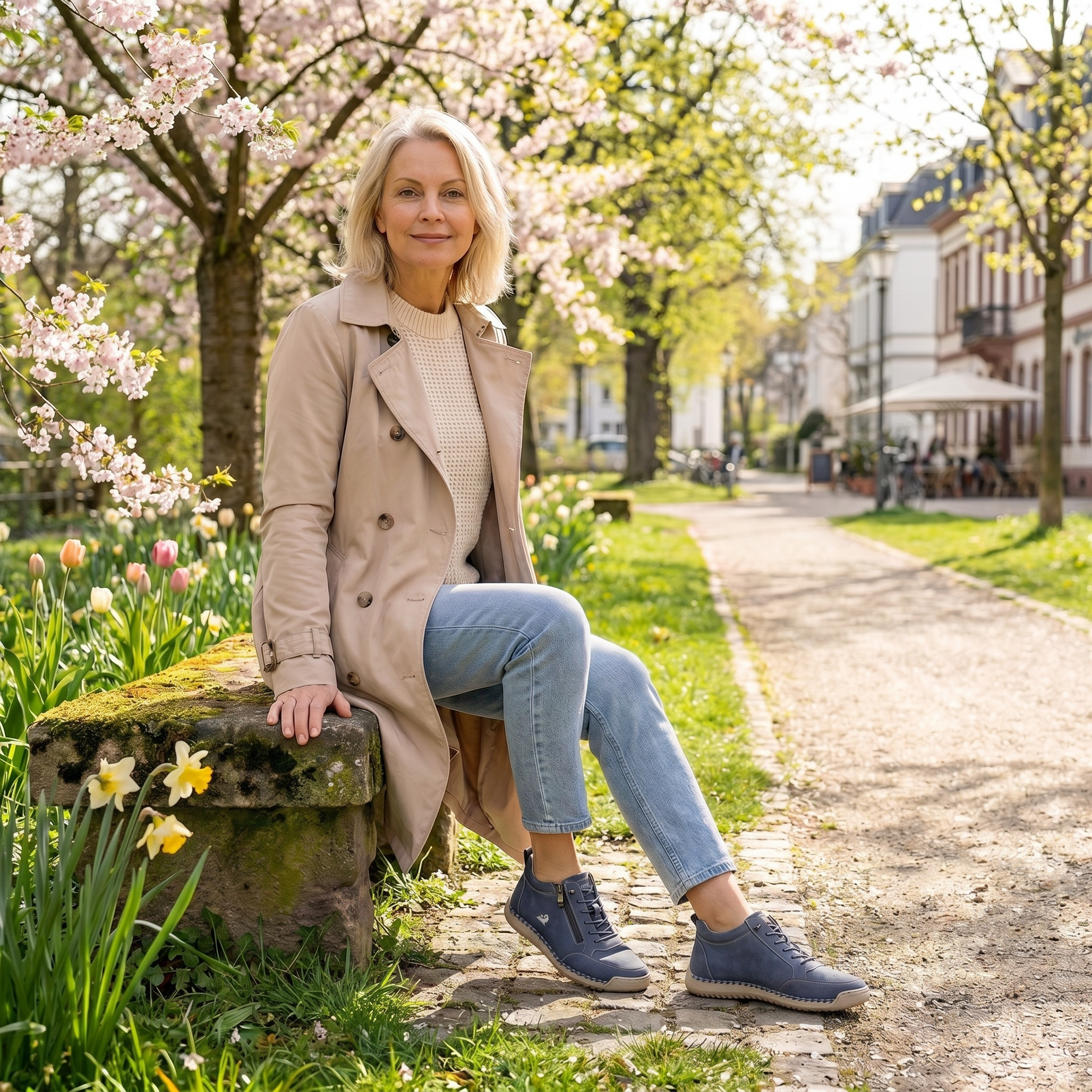 Mila – comfortabele orthopedische sneakers met rits