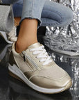 Pavrixa - Dames Sneakers Versterkt Comfort Zijrits Moderne Stijl