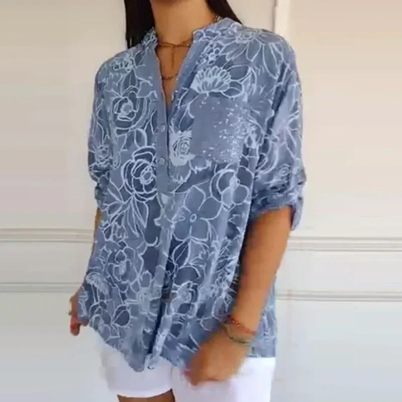Maja - Dameshemd met print