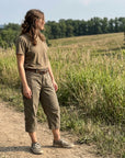 Casual cargo-capri-broeken voor dames