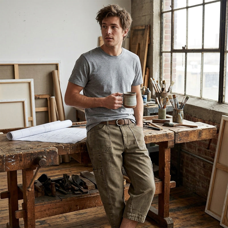 Casual cargo-capri-broeken voor dames