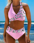 Elnora Kruis-Bikini – Verfijnde kruisdetails voor een elegante strandlook
